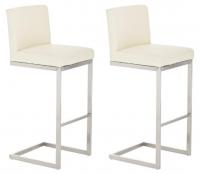 2er Set Barhocker Paros Kunstleder creme 2er Set Barhocker Paros Kunstleder creme