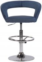 Barhocker Jaen Stoff blau Barhocker Jaen Stoff blau