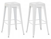 2er Set Barhocker Joshua weiß 