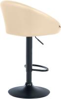 Barhocker Davie Kunstleder schwarz creme Barhocker Davie Kunstleder schwarz creme