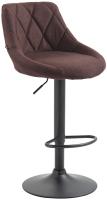 Barhocker Lazio Stoff schwarz braun Barhocker Lazio Stoff schwarz braun