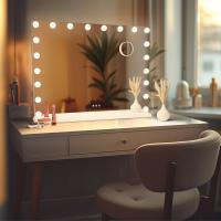 Schminkspiegel Norlina ohne Bluetooth weiß Schminkspiegel Norlina ohne Bluetooth weiß