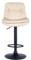 Barhocker Laurel Kunstleder schwarz creme 