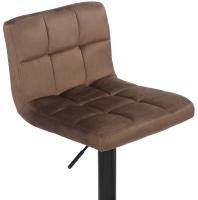 2er Set Barhocker Feni Samt braun 2er Set Barhocker Feni Samt braun