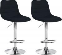 2er Set Barhocker Lex Stoff C schwarz 2er Set Barhocker Lex Stoff C schwarz