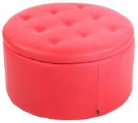 Sitzhocker Evora Kunstleder rot Sitzhocker Evora Kunstleder rot