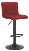Barhocker Jamie Samt rot Barhocker Jamie Samt rot