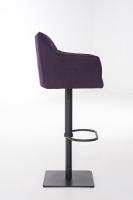 Barhocker Damaso B Stoff lila Barhocker Damaso B Stoff lila