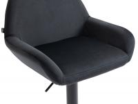 Barhocker Braga Samt schwarz schwarz Barhocker Braga Samt schwarz schwarz