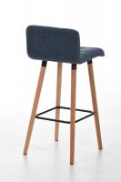 2er Set Barhocker Lincoln Stoff natura blau 2er Set Barhocker Lincoln Stoff natura blau