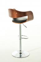 Barhocker Kingston walnuss/schwarz 