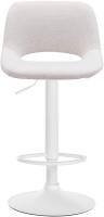 Barhocker Camden Stoff weiß creme Barhocker Camden Stoff weiß creme