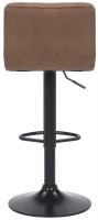 2er Set Barhocker Feni Samt braun 2er Set Barhocker Feni Samt braun