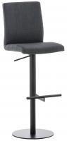 Barhocker Cadiz Stoff schwarz dunkelgrau Barhocker Cadiz Stoff schwarz dunkelgrau