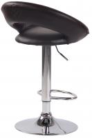 Barhocker Olinda Kunstleder chrom braun 