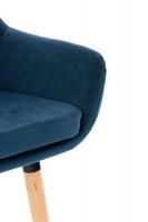 Barhocker Grant Samt blau 