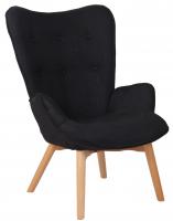 Lounger Durham Stoff schwarz Lounger Durham Stoff schwarz