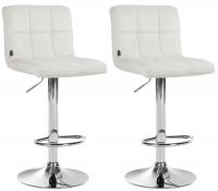 2er Set Barhocker Peru Samt chrom creme 2er Set Barhocker Peru Samt chrom creme