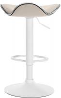Barhocker Shanghai Kunstleder weiß creme 