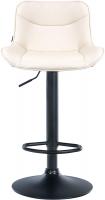 2er Set Barhocker Vonore Kunstleder schwarz creme 2er Set Barhocker Vonore Kunstleder schwarz creme