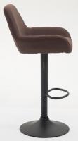 Barhocker Braga Stoff braun Barhocker Braga Stoff braun