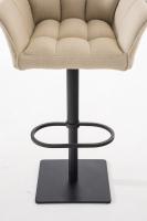 Barhocker Damaso B Stoff creme Barhocker Damaso B Stoff creme