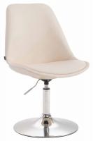 4er Set Esszimmerstühle Maverick C Kunstleder creme 