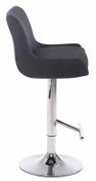 2er Set Barhocker Club Kunstleder chrom schwarz 2er Set Barhocker Club Kunstleder chrom schwarz