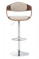 2er Set Barhocker Kingston Stoff walnuss/creme 2er Set Barhocker Kingston Stoff walnuss/creme