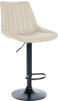 Barhocker Toni Kunstleder schwarz creme Barhocker Toni Kunstleder schwarz creme