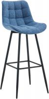 Barhocker Dartford Stoff blau Barhocker Dartford Stoff blau