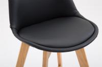 Barhocker Cannes Kunstleder Natura schwarz Barhocker Cannes Kunstleder Natura schwarz