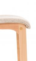 2er Set Barhocker Hoover Stoff Natura creme 2er Set Barhocker Hoover Stoff Natura creme