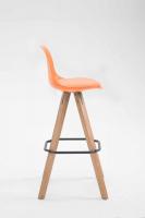 Barhocker Franklin Kunstleder Square Natura (eiche) orange Barhocker Franklin Kunstleder Square Natura (eiche) orange