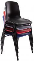 4er Set Stapelstuhl Nowra Kunststoff rot 4er Set Stapelstuhl Nowra Kunststoff rot