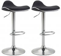 2er Set Barhocker Shanghai Stoff schwarz 2er Set Barhocker Shanghai Stoff schwarz