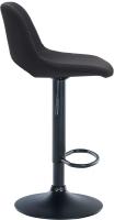 2er Set Barhocker Camden Stoff schwarz schwarz 2er Set Barhocker Camden Stoff schwarz schwarz