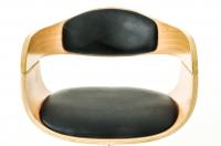 2er Set Barhocker Kingston Kunstleder natura/schwarz 2er Set Barhocker Kingston Kunstleder natura/schwarz
