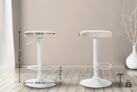 Barhocker Ponte Kunstleder weiß creme Barhocker Ponte Kunstleder weiß creme