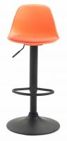 2er Set Barhocker Kiel Kunststoff schwarz orange 2er Set Barhocker Kiel Kunststoff schwarz orange