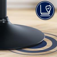 Barhocker Olinda Samt schwarz blau 