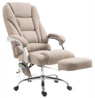 Bürostuhl Pacific Stoff mit Massagefunktion taupe Bürostuhl Pacific Stoff mit Massagefunktion taupe