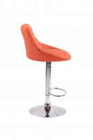 2er Set Barhocker Lazio Stoff orange 2er Set Barhocker Lazio Stoff orange