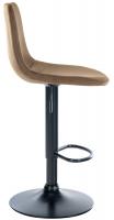 Barhocker Divo Samt Schwarz braun Barhocker Divo Samt Schwarz braun