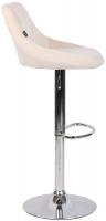 Barhocker Lazio Samt chrom creme Barhocker Lazio Samt chrom creme