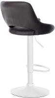 Barhocker Milet Kunstleder weiß braun Barhocker Milet Kunstleder weiß braun