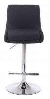 2er Set Barhocker Club Kunstleder chrom schwarz 2er Set Barhocker Club Kunstleder chrom schwarz