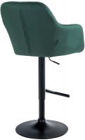 Barhocker Natoma Samt schwarz grün Barhocker Natoma Samt schwarz grün