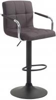 Barhocker Lucy V2 Stoff schwarz dunkelgrau Barhocker Lucy V2 Stoff schwarz dunkelgrau