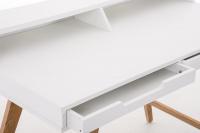 Schreibtisch Eaton 110 cm weiß 